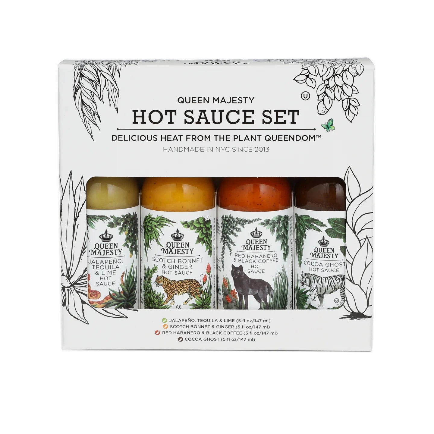 Queen Majesty Hot Sauce Set Presentbox