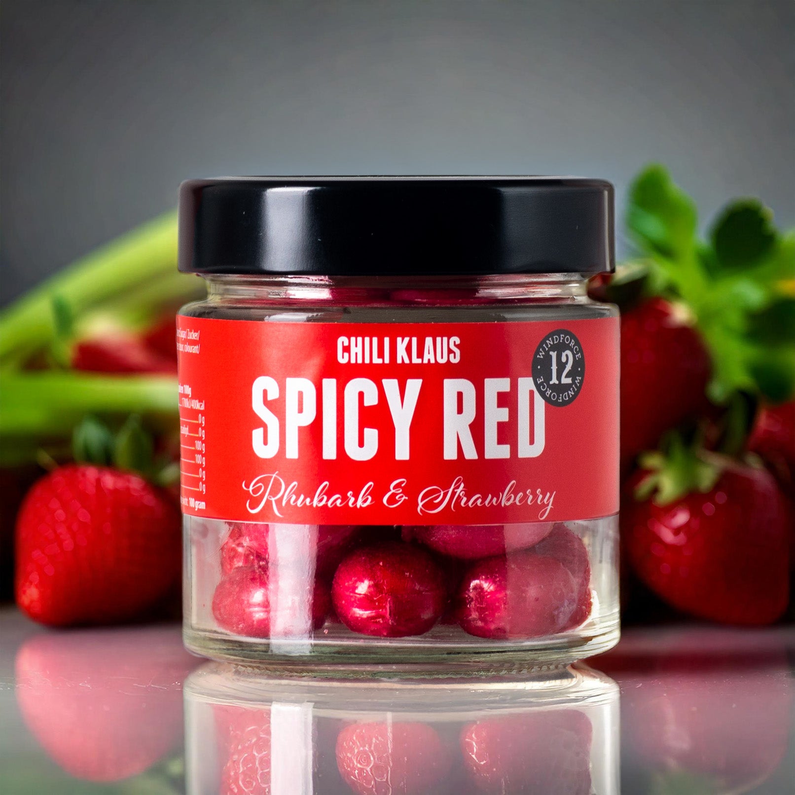 Spicy Red, Rabarber & Jordgubb