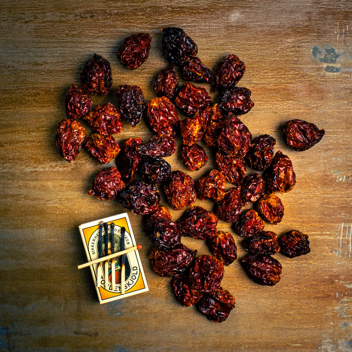 Habanero – hela och torkade