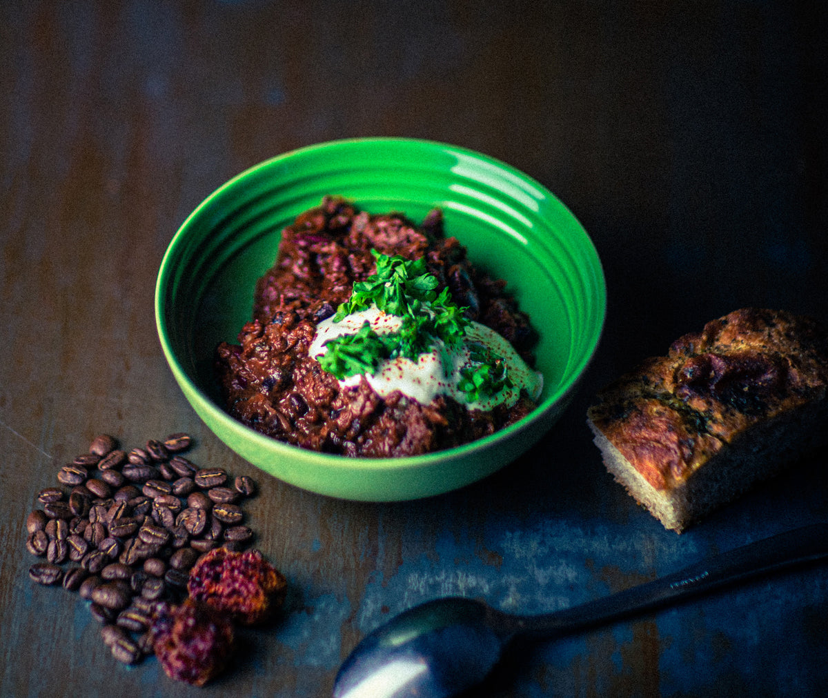 CHILI SIN CARNE M. KAFFE OG HABANERO