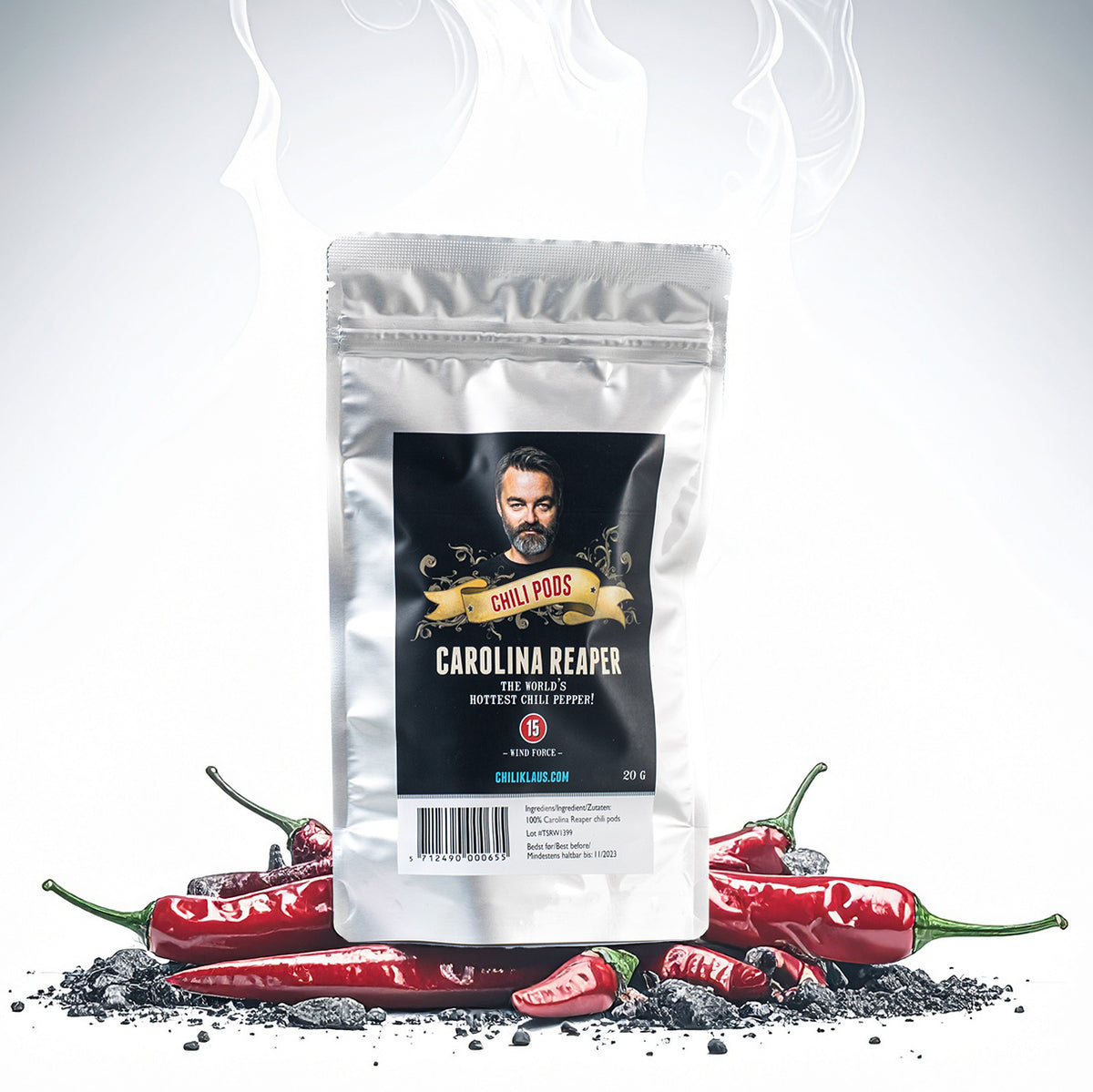 Carolina Reaper – hel och torkad